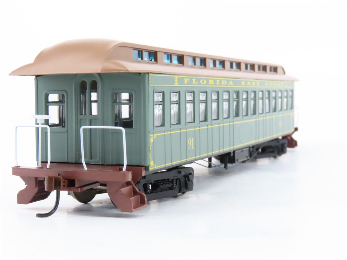 HO Scale Athearn Roundhouse 99445 FEC Railway Flagler Coach Passenger Car #91