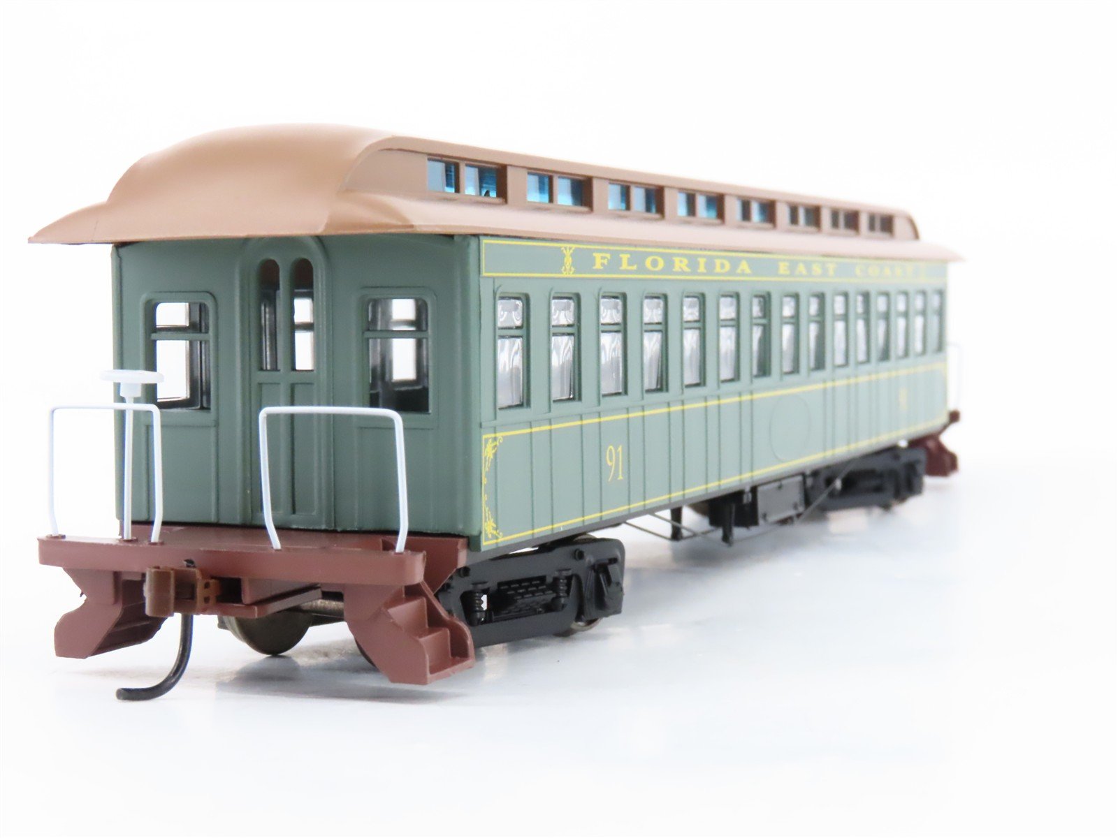 HO Scale Athearn Roundhouse 99445 FEC Railway Flagler Coach Passenger Car #91