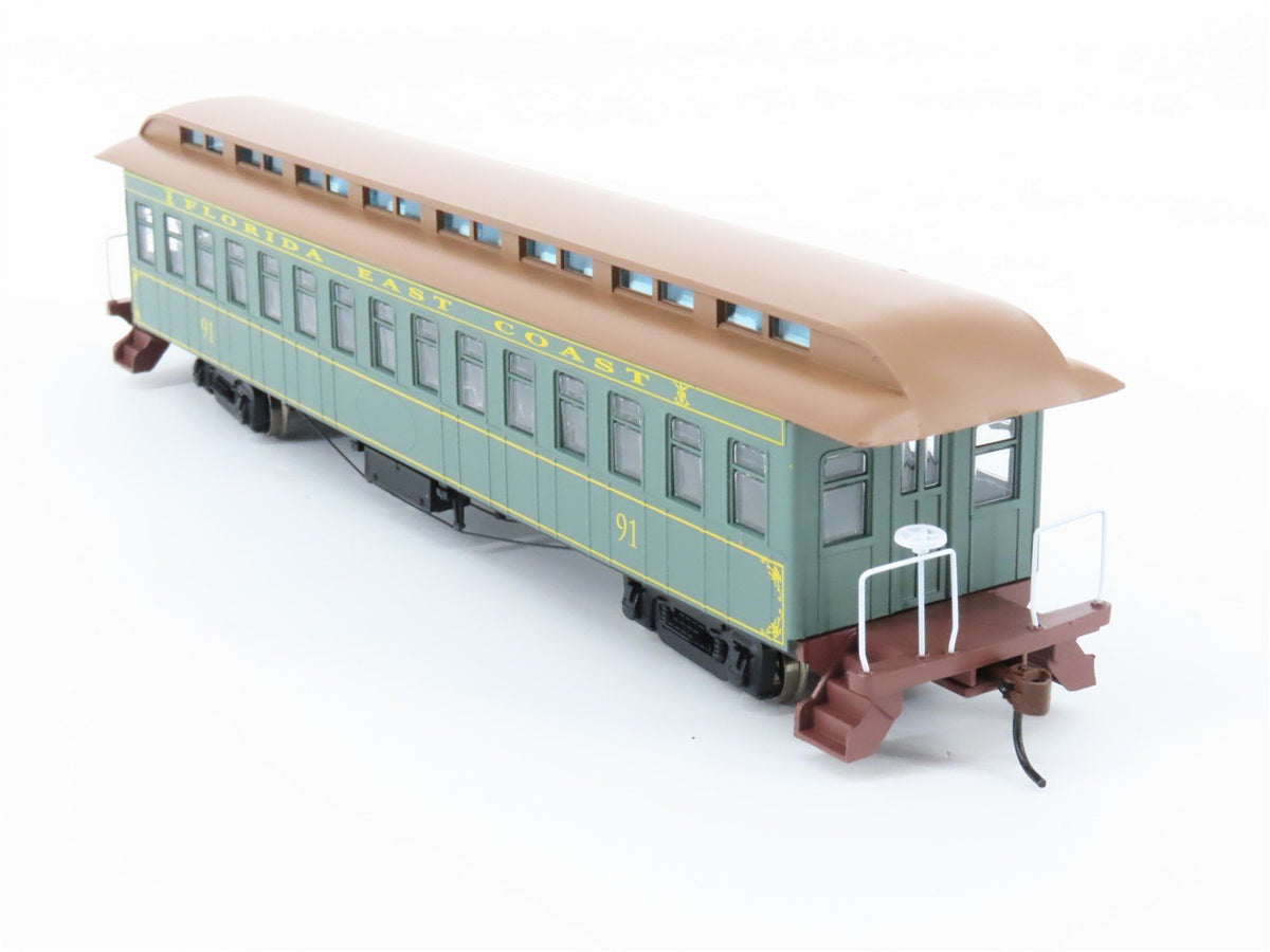 HO Scale Athearn Roundhouse 99445 FEC Railway Flagler Coach Passenger Car #91