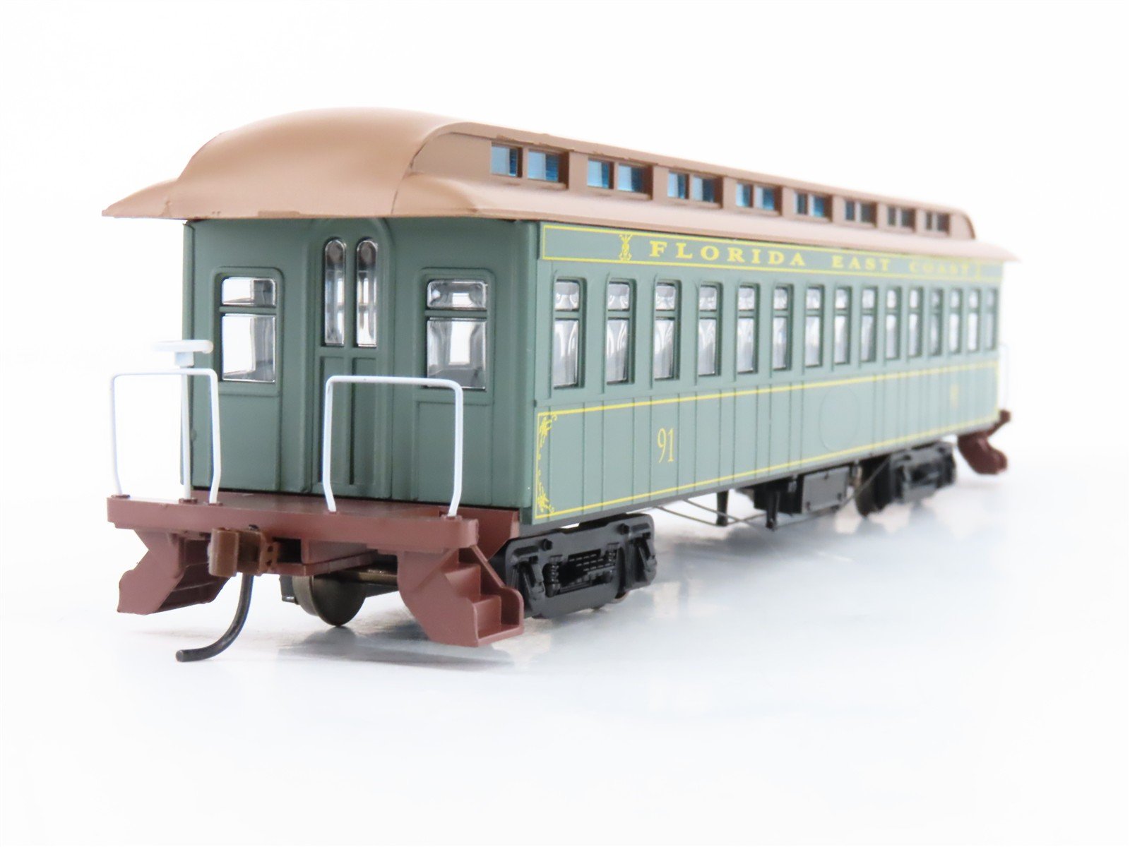 HO Scale Athearn Roundhouse 99445 FEC Railway Flagler Coach Passenger Car #91
