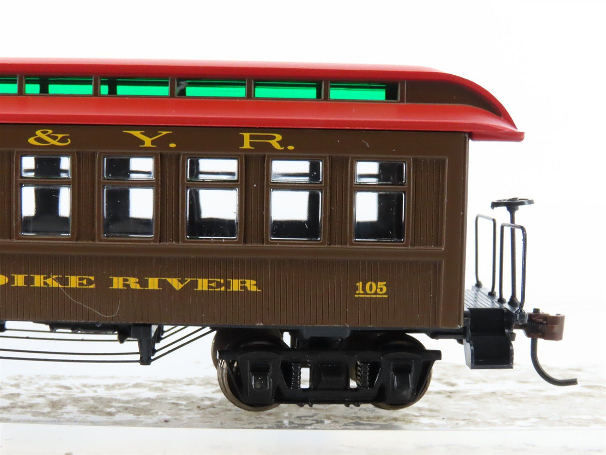 HO Scale Athearn 99468 WP&amp;YR White Pass &amp; Yukon Overton Coach Passenger #105