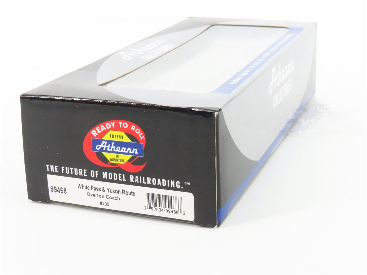 HO Scale Athearn 99468 WP&amp;YR White Pass &amp; Yukon Overton Coach Passenger #105