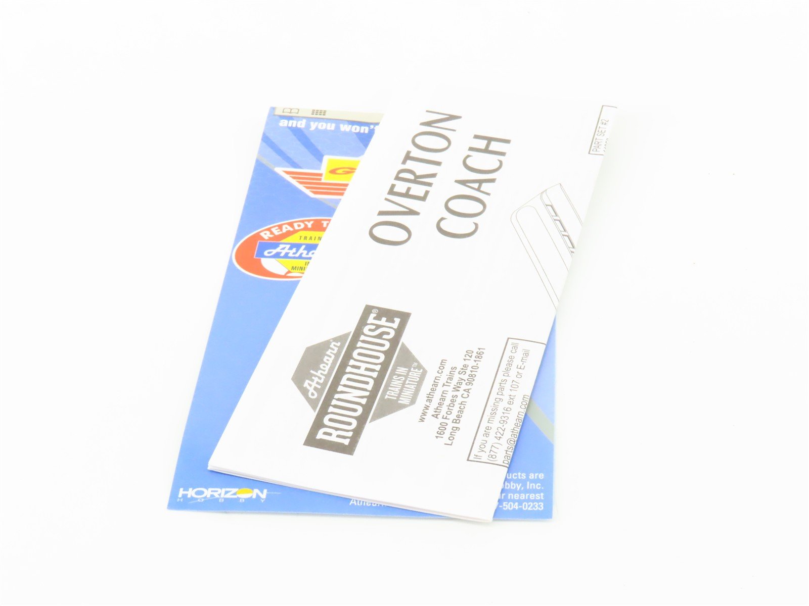 HO Athearn Roundhouse RND84295 ATSF Santa Fe Overton Coach Passenger Car #112