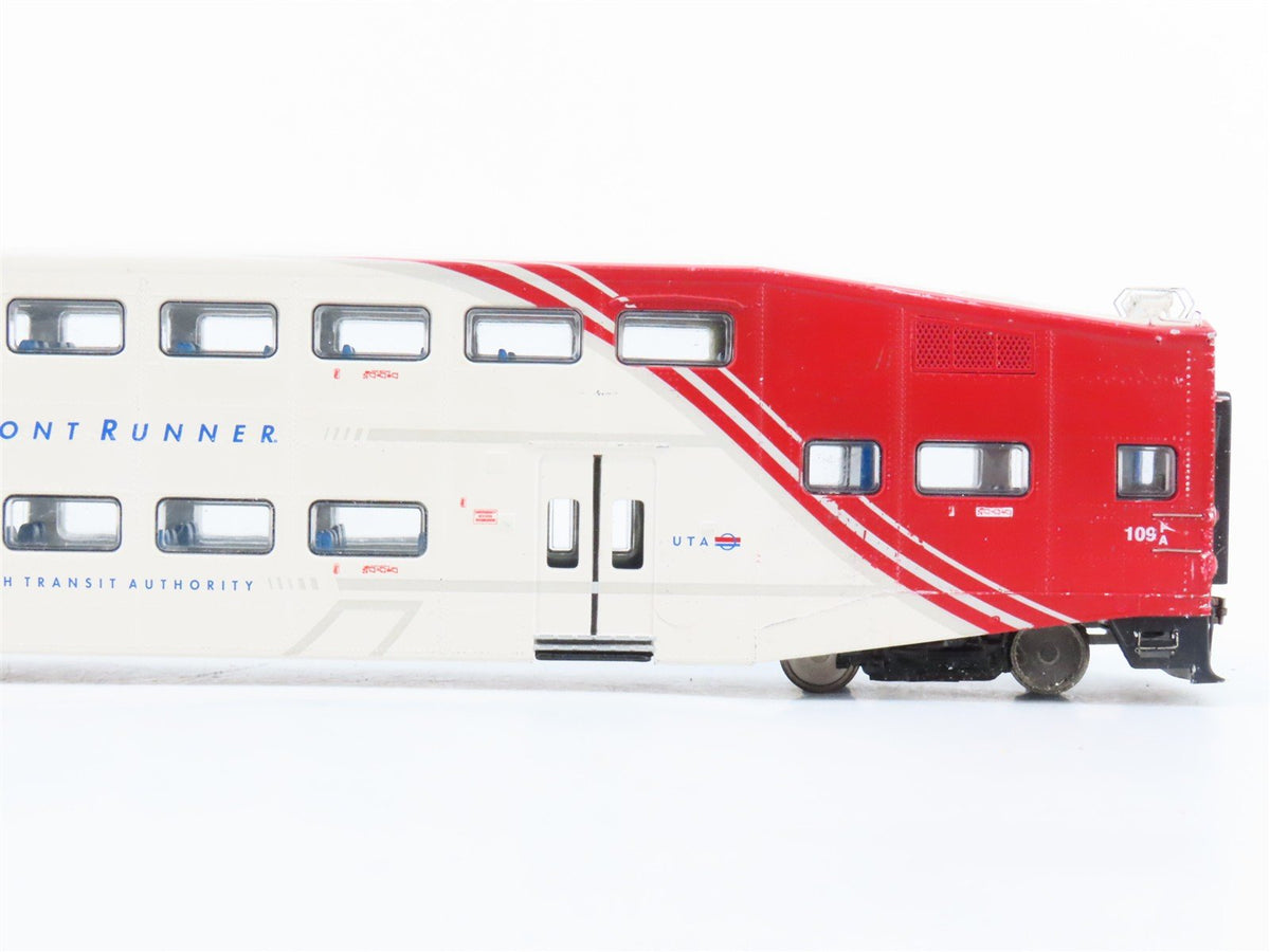 HO Scale Athearn Utah Front Runner Bi-Level Commuter Passenger Car #109