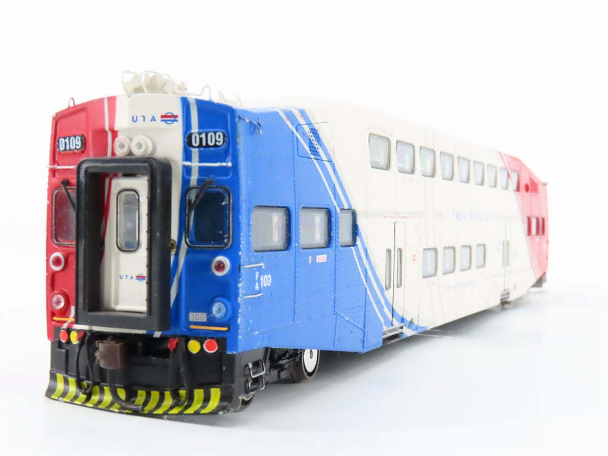 HO Scale Athearn Utah Front Runner Bi-Level Commuter Passenger Car #109