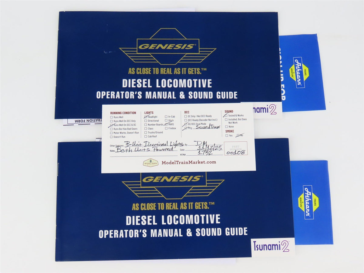 HO Athearn Genesis ATHG19533 UP Union Pacific EMD F7A/B Diesel Set w/DCC &amp; Sound