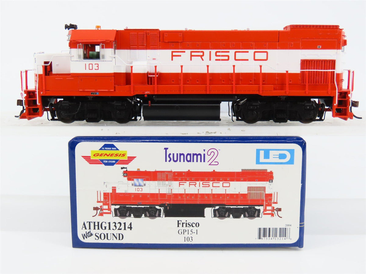 HO Athearn Genesis ATHG13214 SLSF Frisco EMD GP15-1 Diesel #103 w/ DCC &amp; Sound