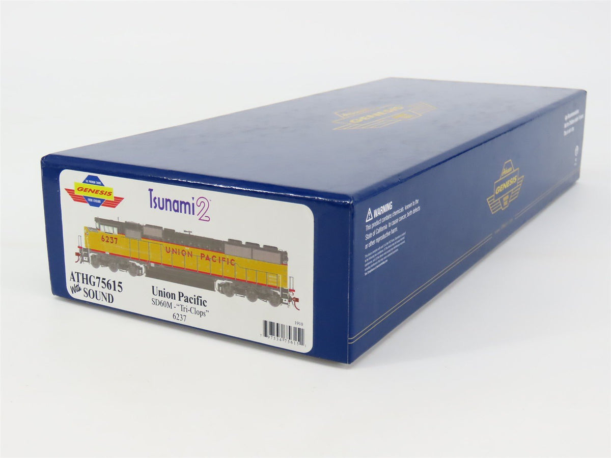 HO Athearn Genesis ATHG75615 UP SD60M &quot;Tri-Clops&quot; Diesel #6237 w/ DCC &amp; Sound