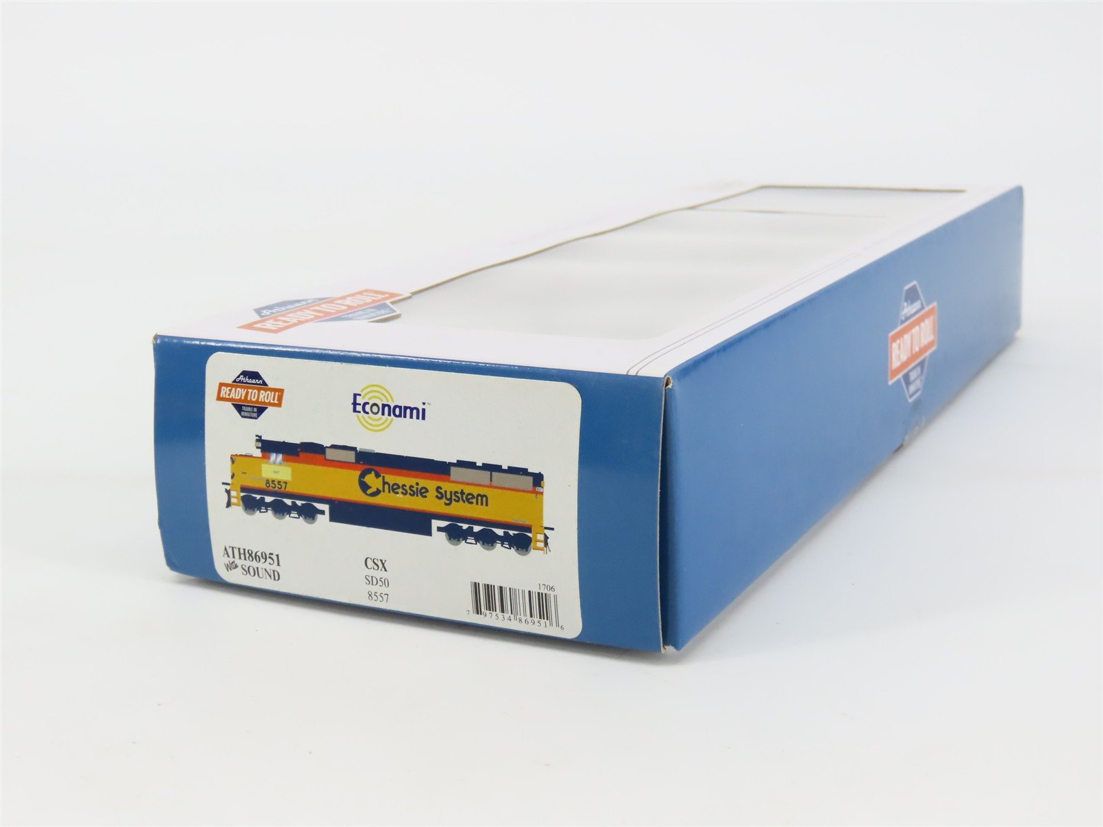 HO Athearn ATH86951 CSX Patched Chessie System SD50 Diesel #8557 w/ DCC & Sound
