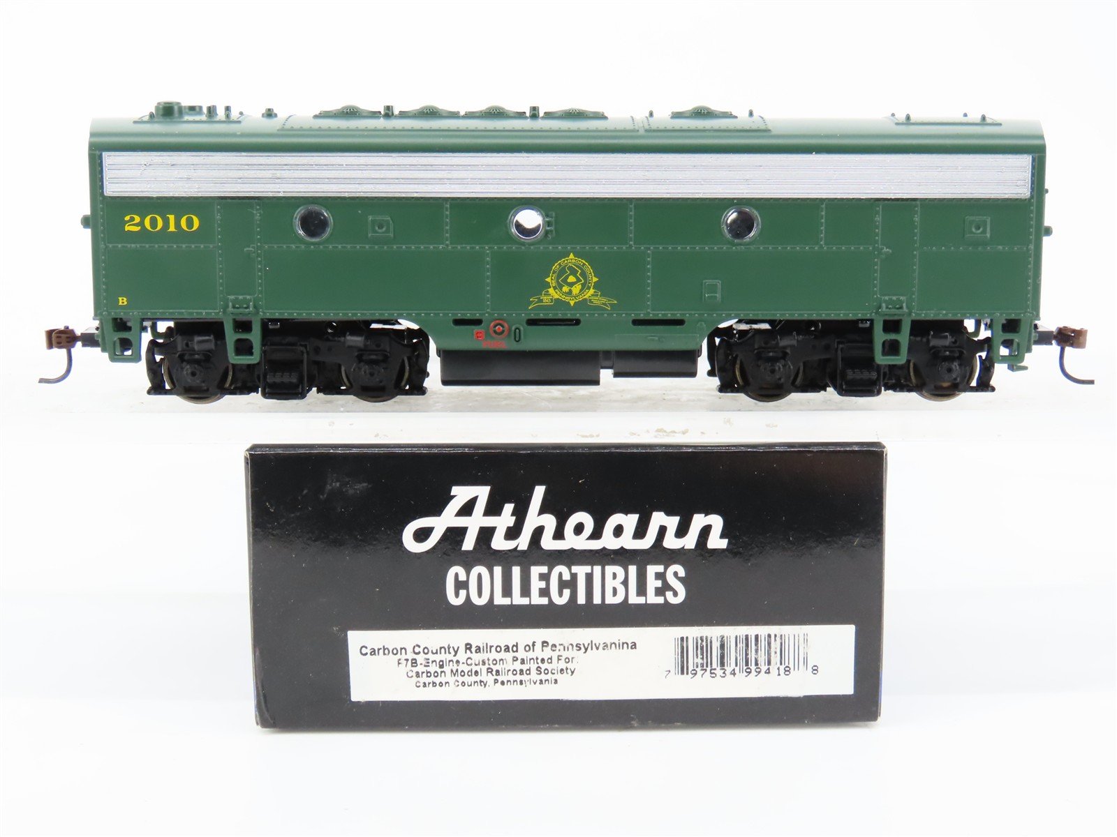 HO Athearn Collectibles Special Run Carbon County F7B Diesel #2010 - Unpowered