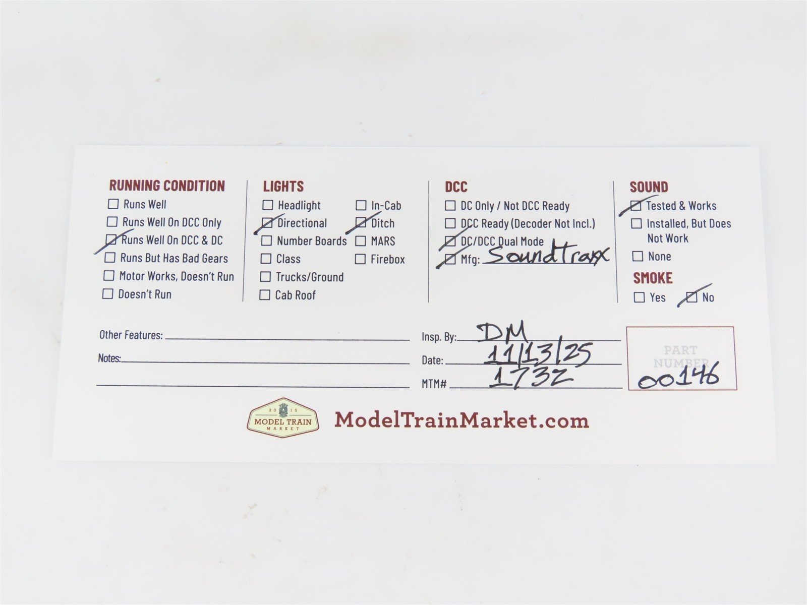 HO Scale Athearn KCS Kansas City Southern EMD SD70ACe Diesel #4037 w/DCC & Sound