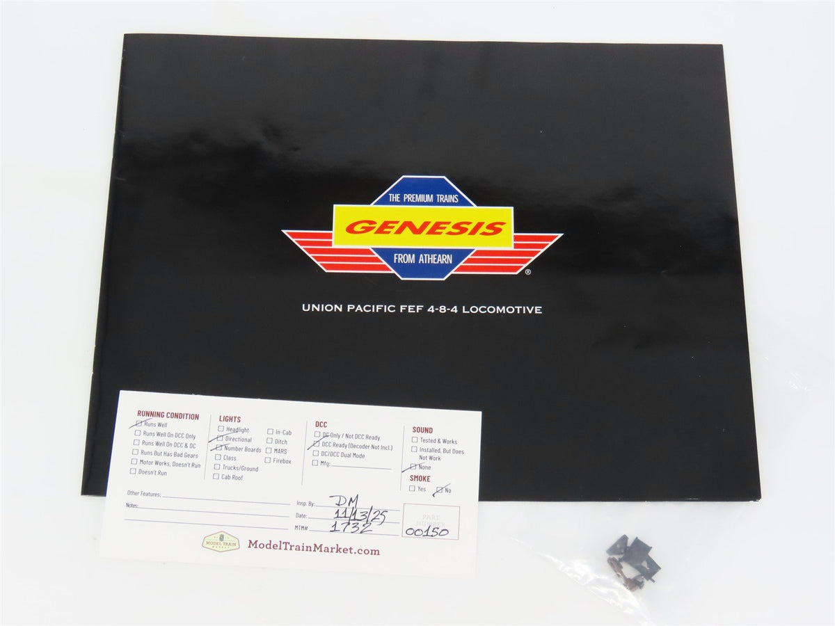 HO Athearn Genesis ATHG97279 UP Union Pacific 4-8-4 FEF-3 Steam #844 - DCC Ready