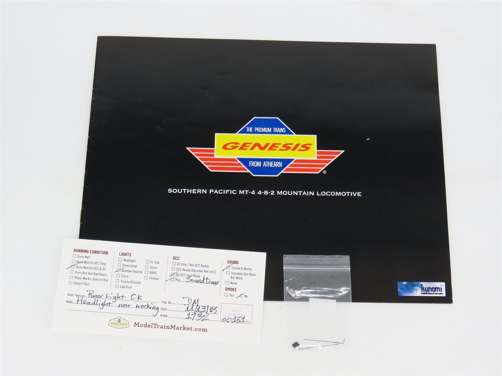 HO Scale Athearn Genesis ATHG97007 SP 4-8-2 MT4 Steam #4360 w/ DCC & Sound