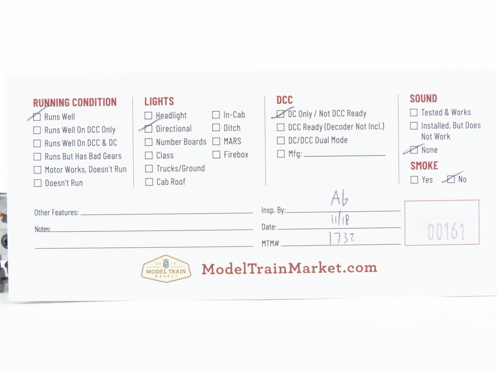 HO Scale Athearn DRGW Rio Grande 2-6-0 Steam Locomotive #592