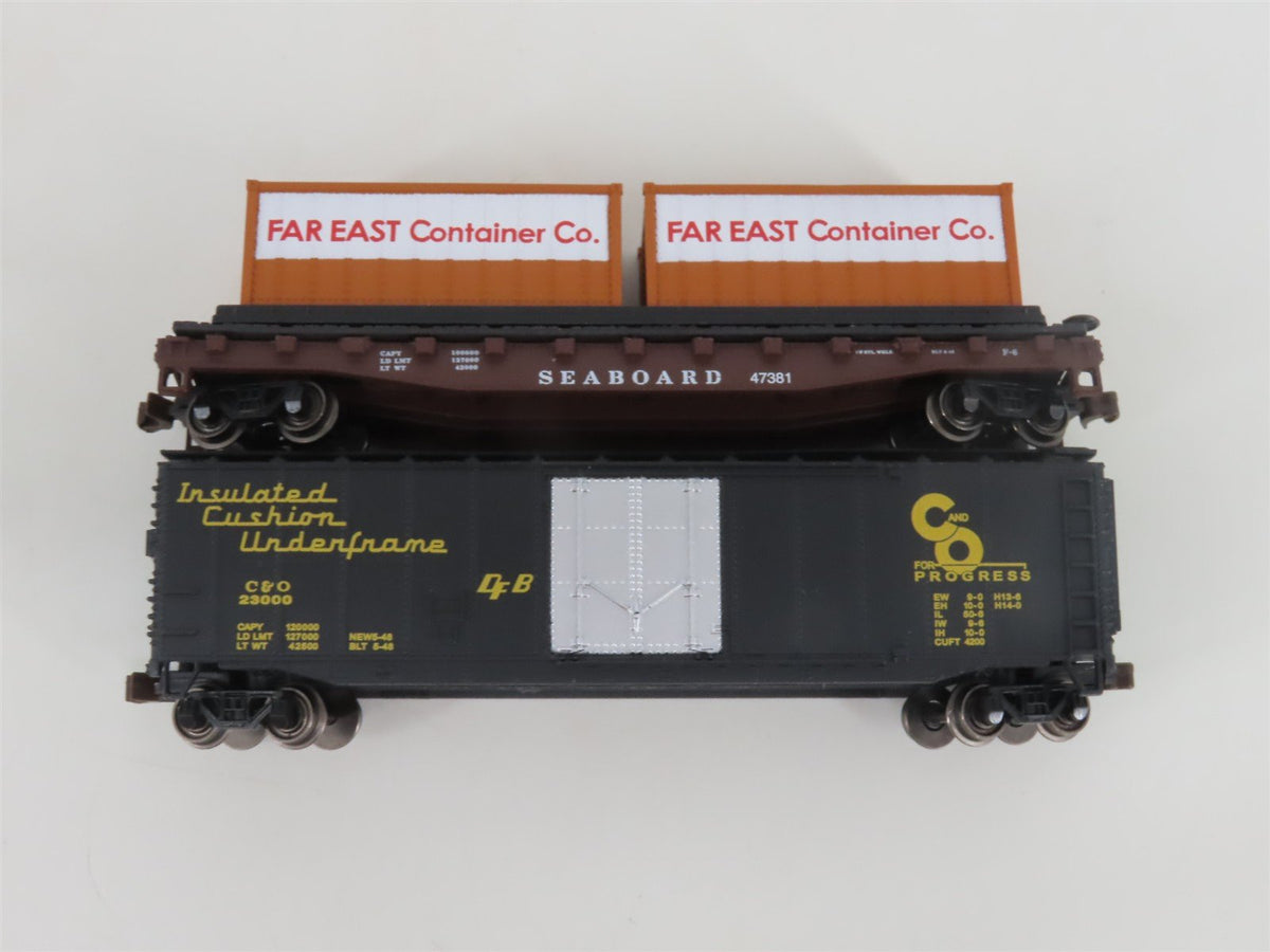 N Scale Bachmann 24022 CSX &quot;Freight Master&quot; GP40 Diesel Freight Train Set