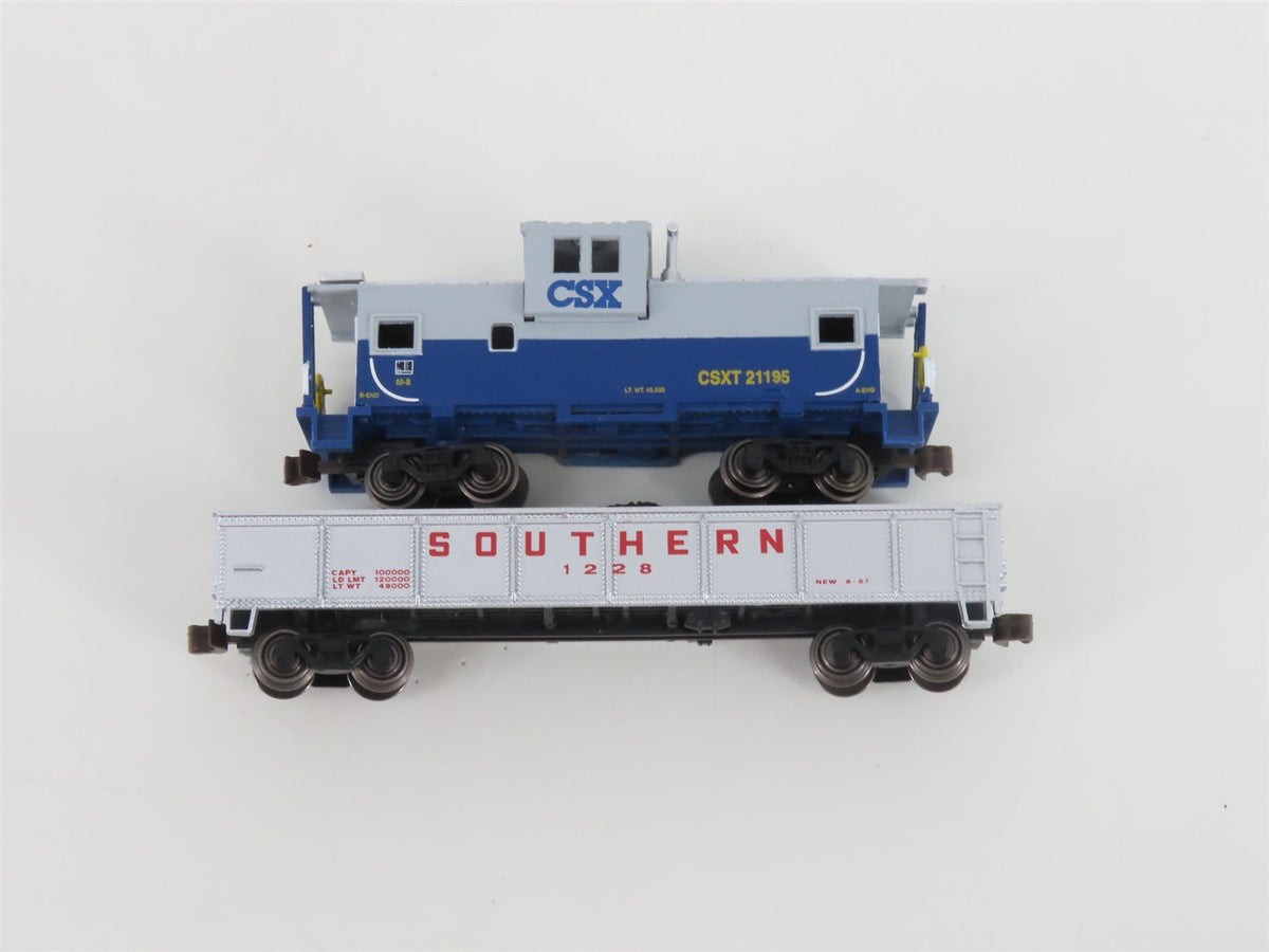 N Scale Bachmann 24022 CSX &quot;Freight Master&quot; GP40 Diesel Freight Train Set