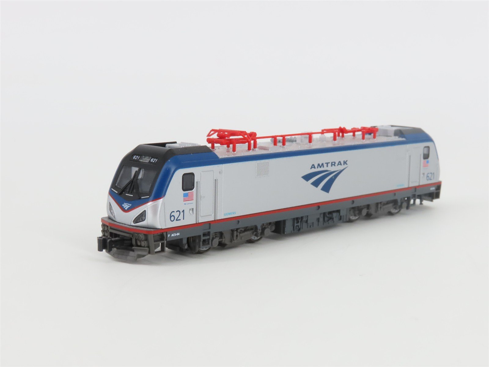 N KATO 106-8001 AMTK Amtrak Amfleet I ACS-64 Electric Passenger Train Set