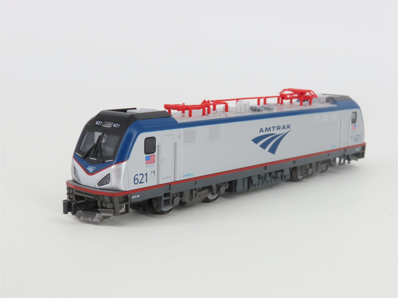 N KATO 106-8001 AMTK Amtrak Amfleet I ACS-64 Electric Passenger Train Set