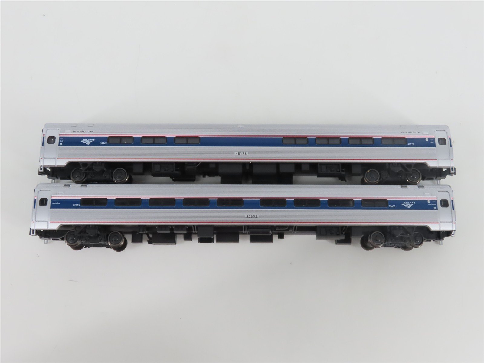 N KATO 106-8001 AMTK Amtrak Amfleet I ACS-64 Electric Passenger Train Set