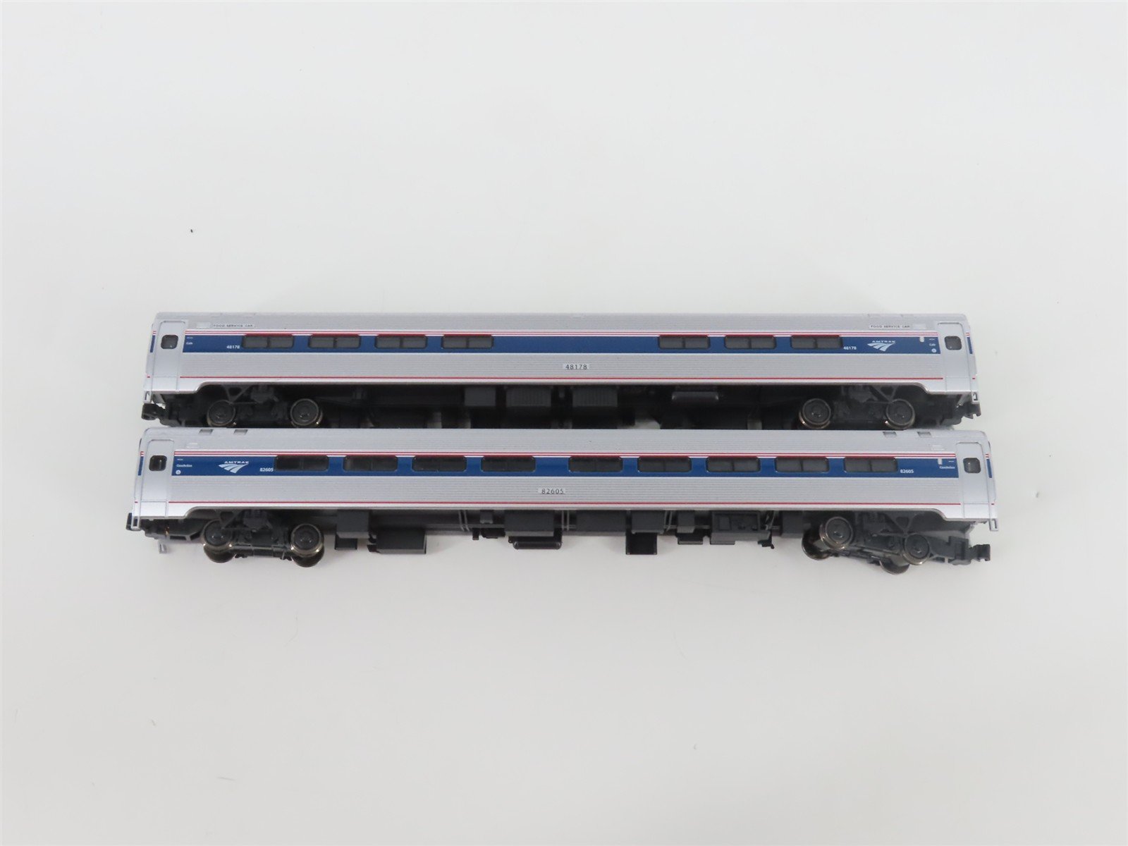 N KATO 106-8001 AMTK Amtrak Amfleet I ACS-64 Electric Passenger Train Set