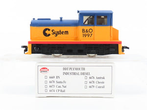 HO Scale Model Power 6678 B&O Chessie System Plymouth Diesel Locomotive #1997