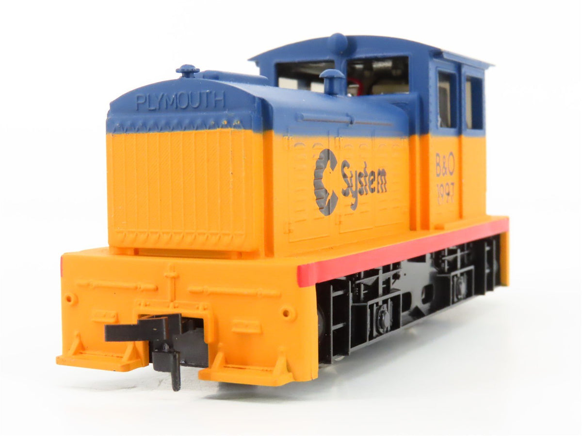 HO Scale Model Power 6678 B&amp;O Chessie System Plymouth Diesel Locomotive #1997