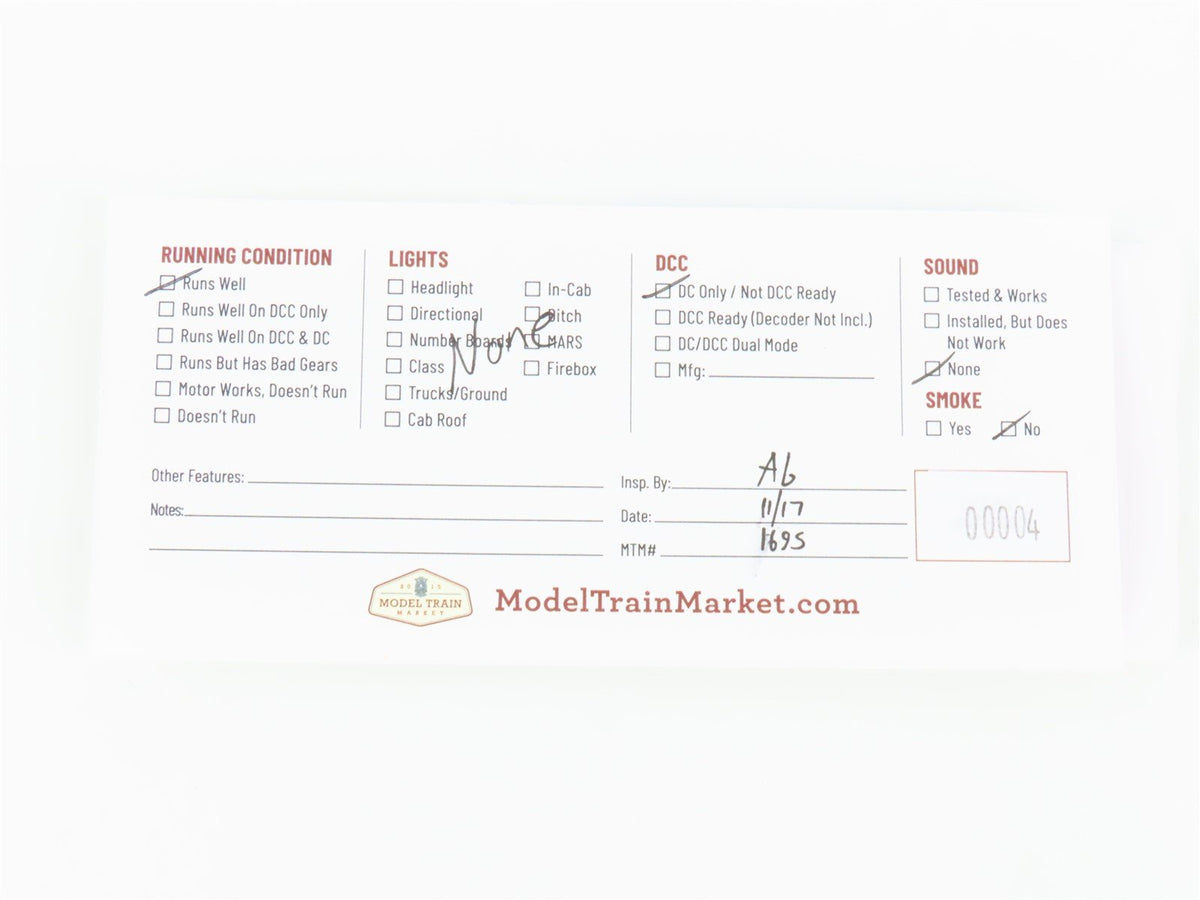 HO Scale Model Power 6678 B&amp;O Chessie System Plymouth Diesel Locomotive #1997