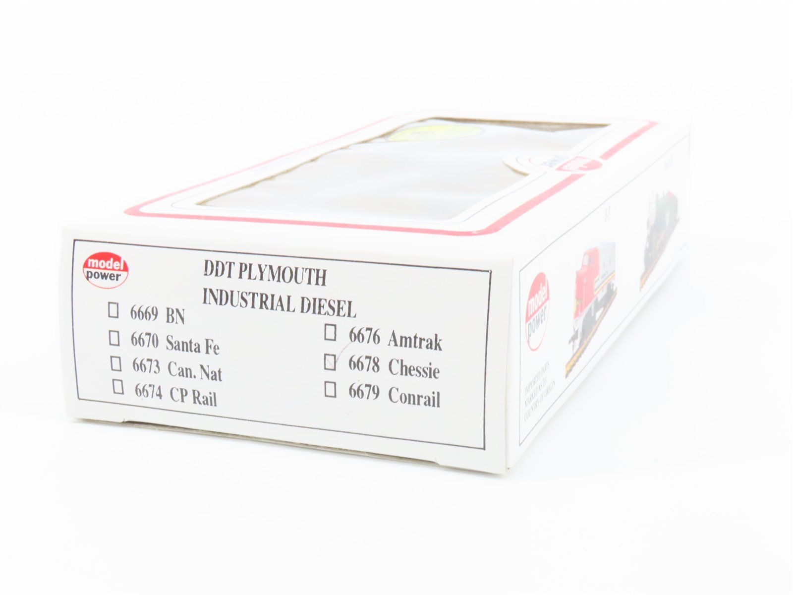 HO Scale Model Power 6678 B&O Chessie System Plymouth Diesel Locomotive #1997