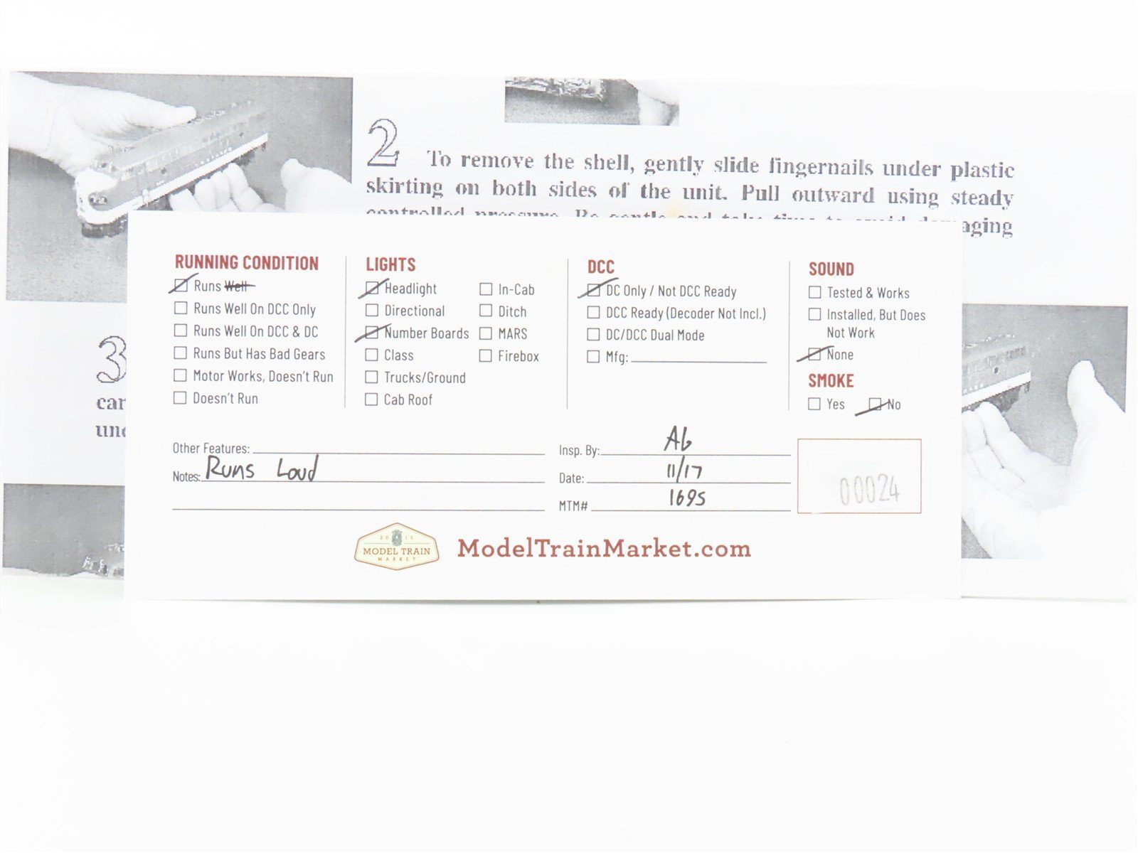 HO Scale Intermountain 49127-03 BAR Bangor & Aroostook F3A Diesel Loco #45