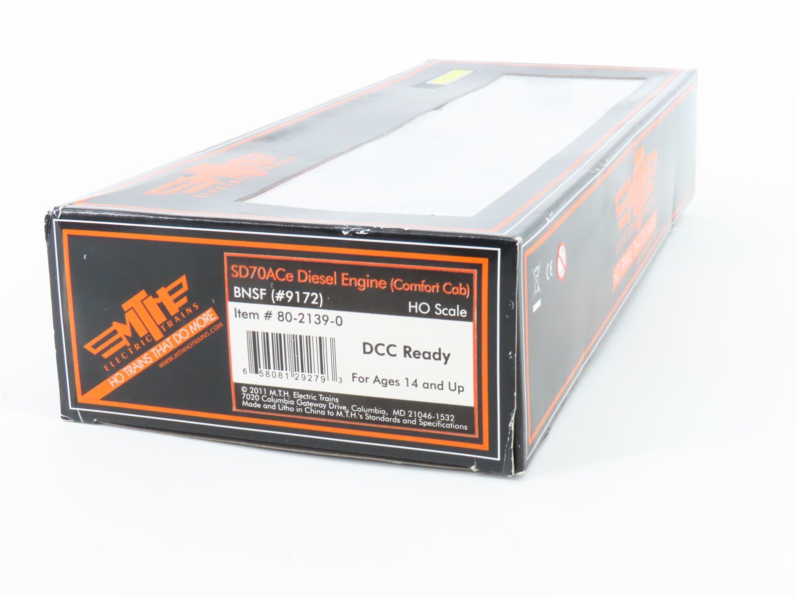 HO Scale MTH 80-2139-0 BNSF Railway SD70ACe Diesel Locomotive #9172