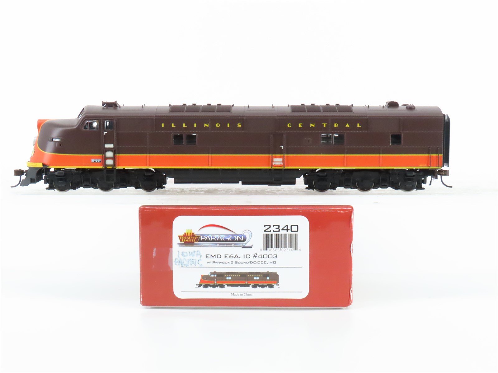 HO Broadway Limited BLI 2340 Illinois/Iowa Pacific E6A Diesel #4003 wDCC & Sound