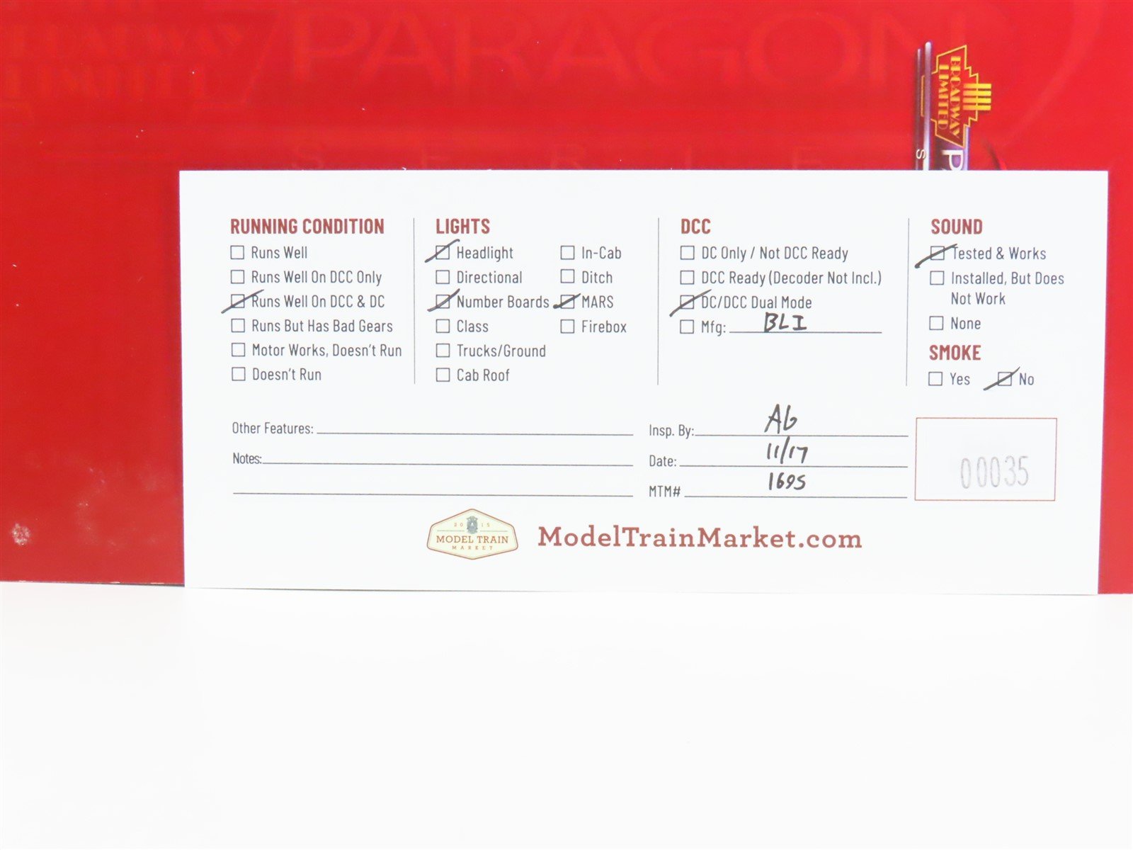 HO Broadway Limited BLI 2340 Illinois/Iowa Pacific E6A Diesel #4003 wDCC & Sound