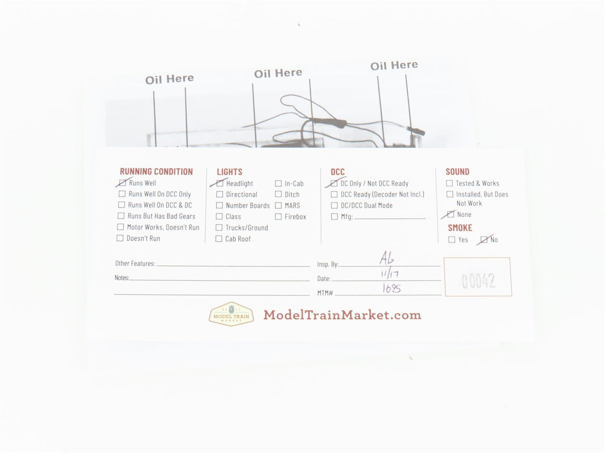 HO Scale Walthers 931-120 BNSF Railroad GP9M Diesel Locomotive #3820