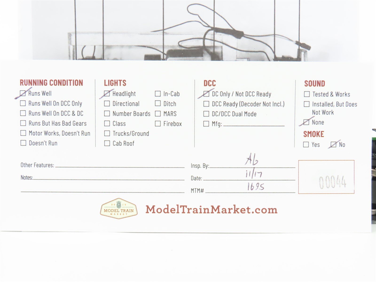 HO Scale Walthers 931-101 BN Burlington Northern GP9M Diesel Loco #1709