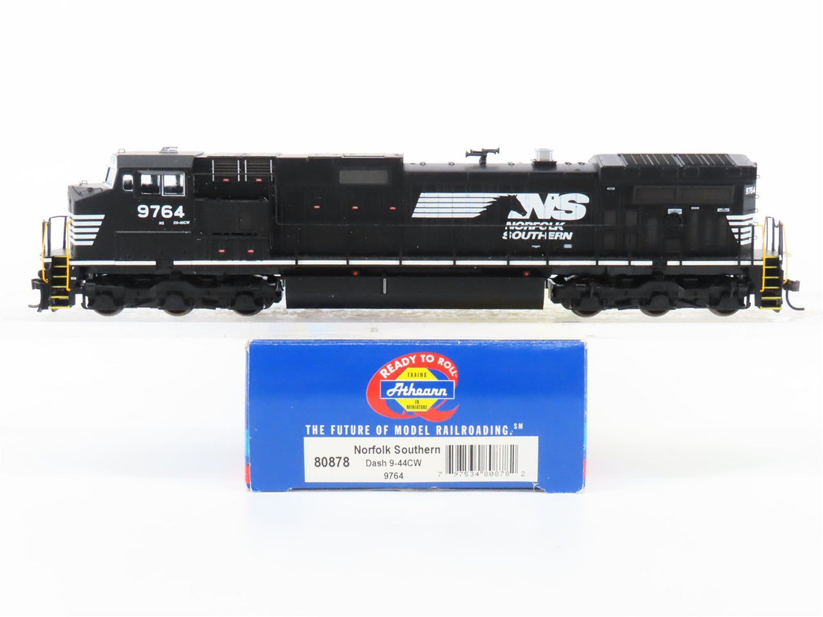 HO Scale Athearn RTR 80878 NS Norfolk Southern Dash 9-44CW Diesel Loco #9764