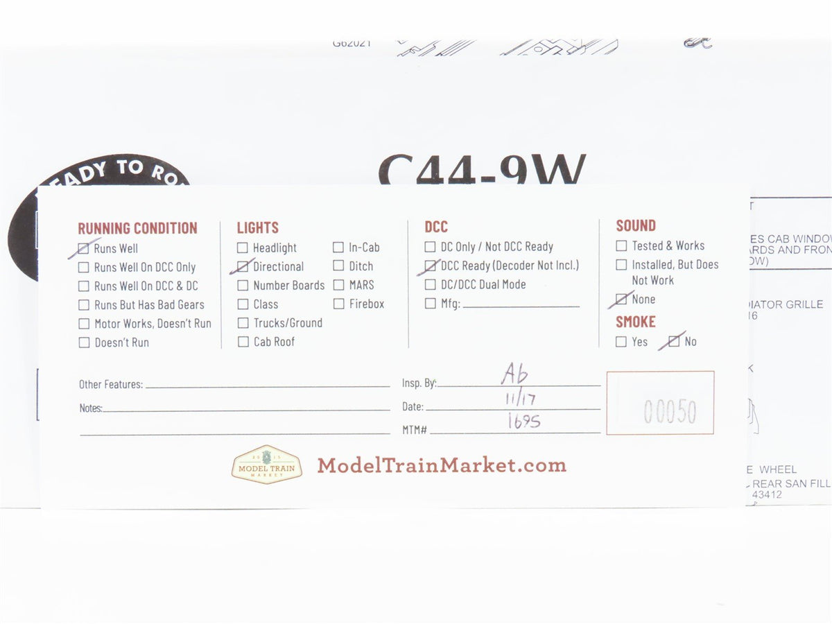 HO Scale Athearn RTR 80878 NS Norfolk Southern Dash 9-44CW Diesel Loco #9764