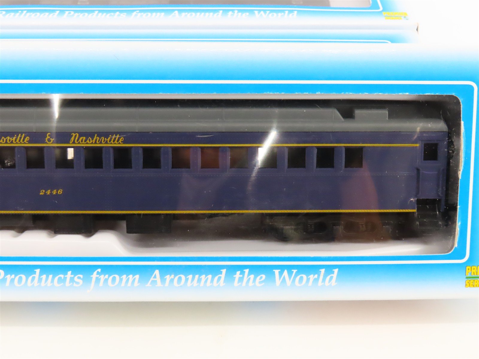 HO Scale IHC Premier L&N Louisville & Nashville Heavyweight Passenger 4-Car Set