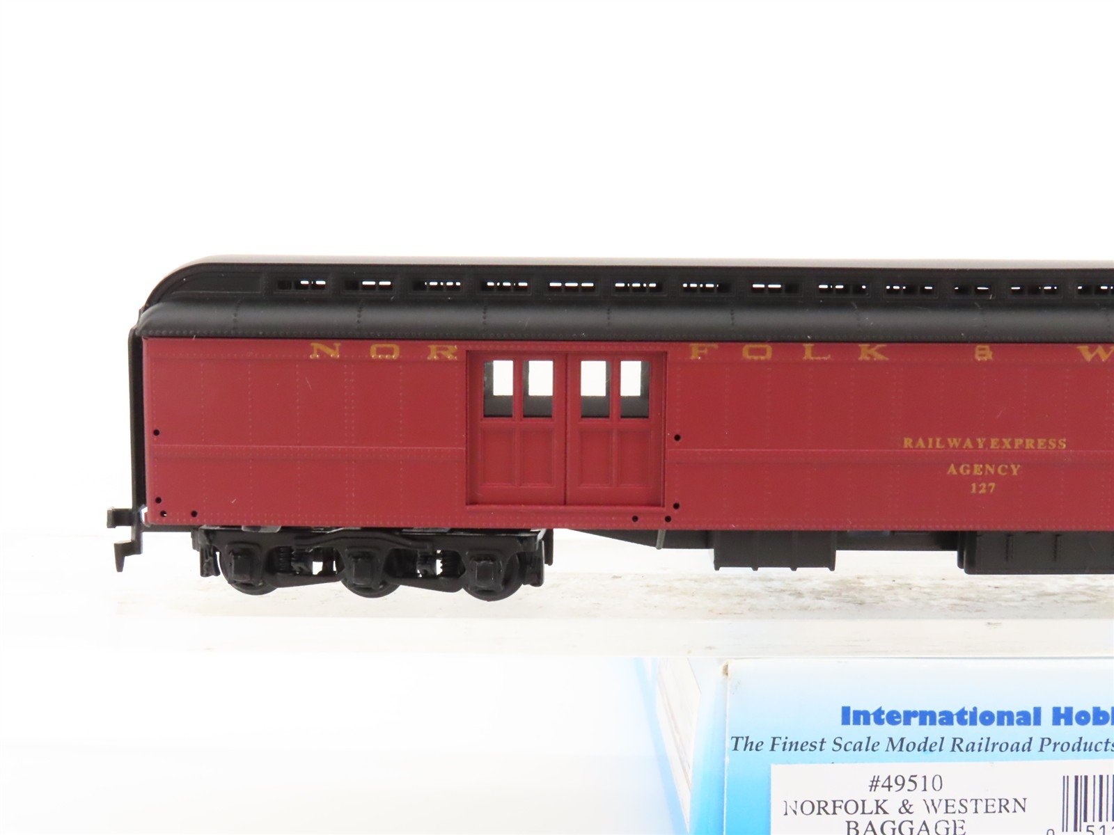 HO IHC Premier 49510 N&W Norfolk & Western Heavyweight Baggage Passenger #127