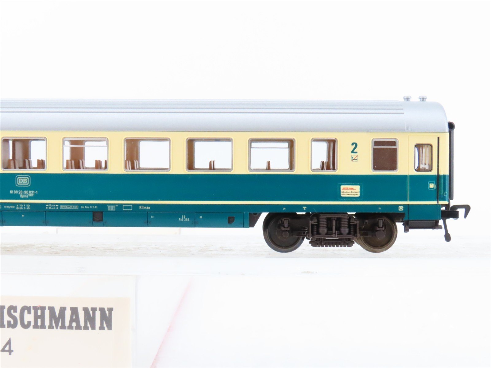 HO Fleischmann 5194 DB Deutsche Bundesbahn 2nd Class Coach Passenger Car #031-1