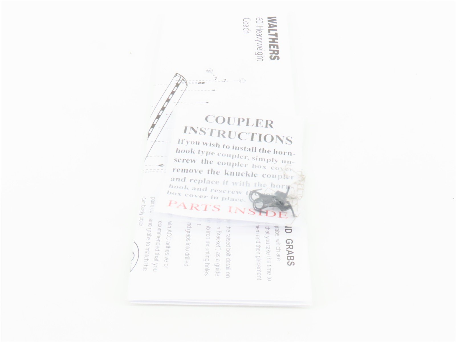 HO Scale Walthers Trainline 931-798 CNW 60' Heavyweight Coach Passenger #3232