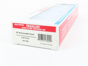 HO Scale Walthers Trainline 931-798 CNW 60' Heavyweight Coach Passenger #3232