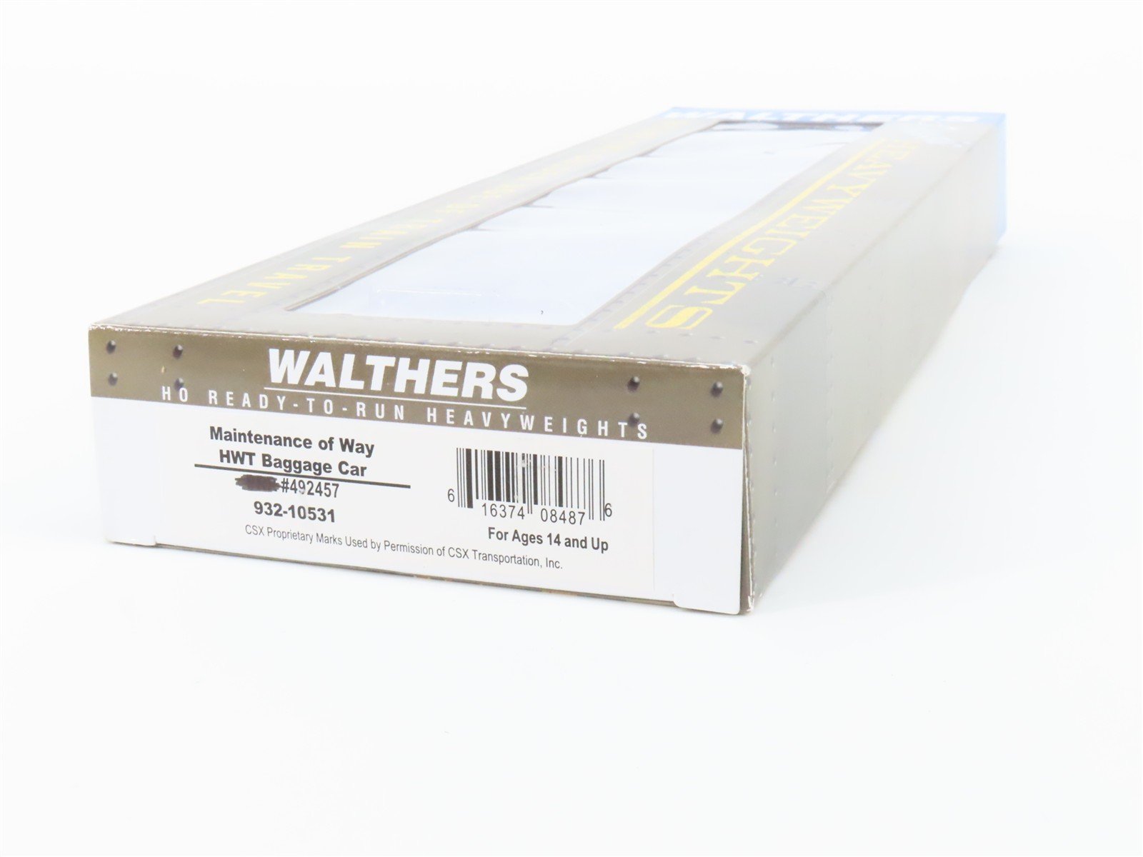 HO Walthers 932-10531 PRR MoW Heavyweight Cable & Tool Baggage Passenger #492457