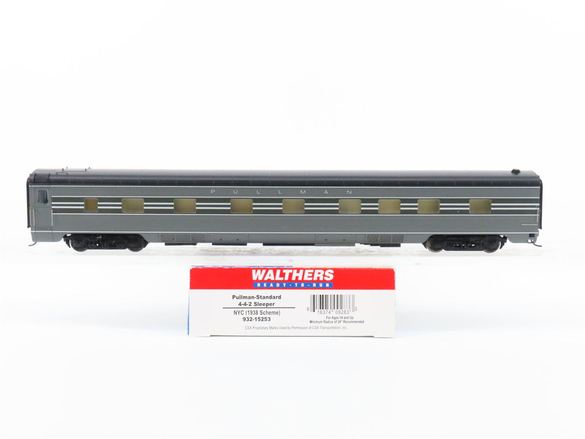 HO Walthers 932-15253 NYC New York Central 1938 Scheme 4-4-2 Sleeper Passenger