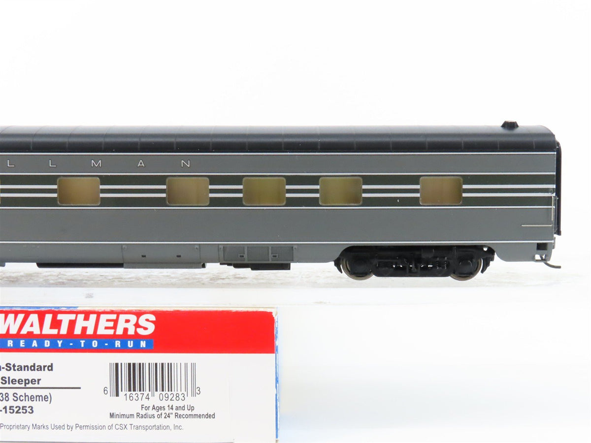 HO Walthers 932-15253 NYC New York Central 1938 Scheme 4-4-2 Sleeper Passenger