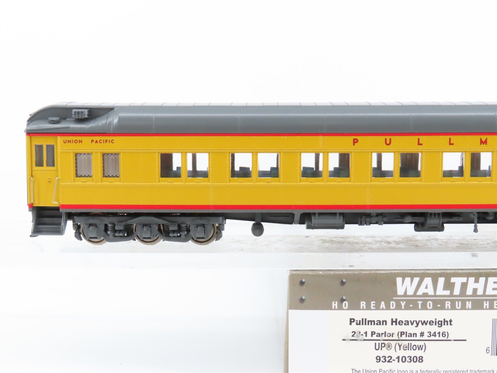 HO Walthers 932-10308 UP Union Pacific Pullman Heavyweight 28-1 Parlor Passenger