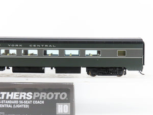 HO Walthers Proto 920-16604 NYC PS 85' 56-Seat Coach Passenger Car w/ Lighting