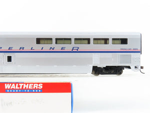 HO Scale Walthers AMTK Amtrak Superliner Bi-Level Diner Passenger Car #38063