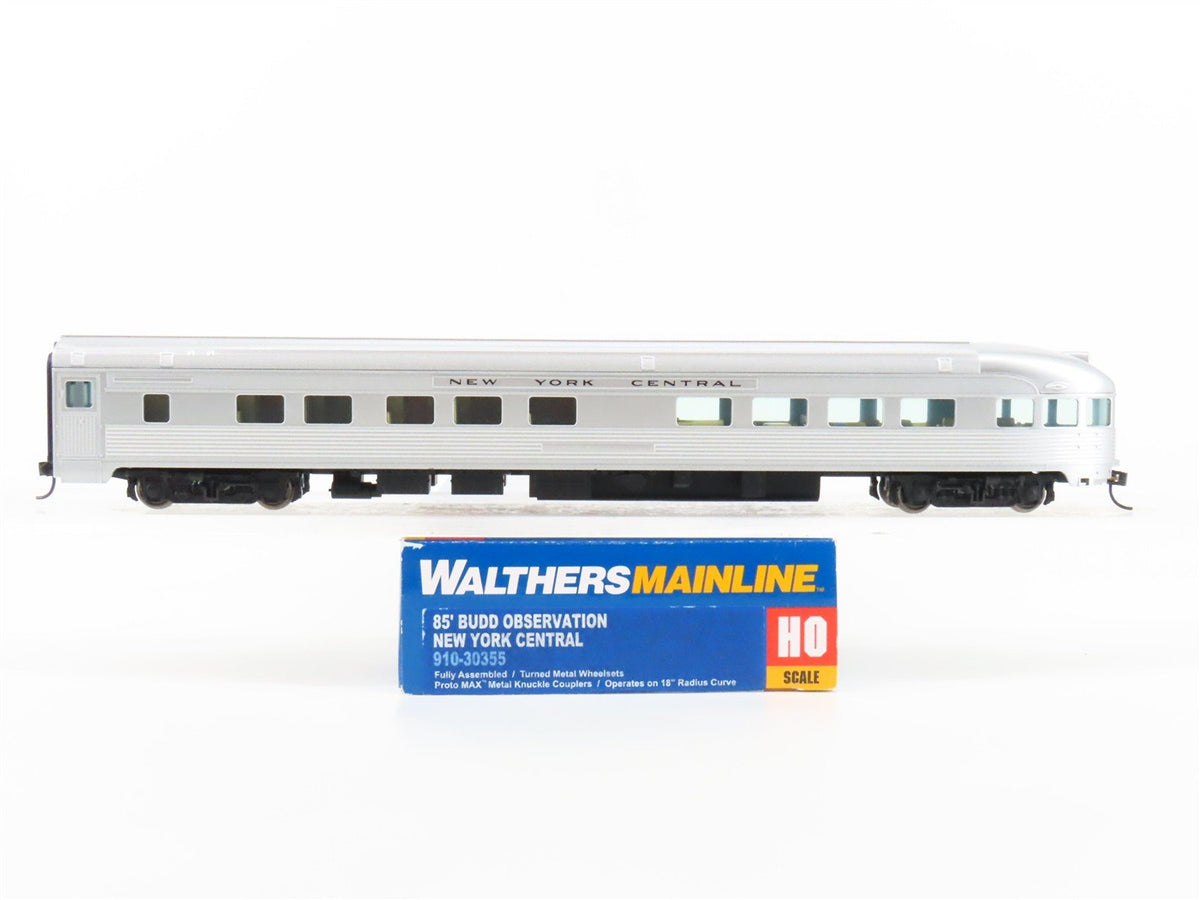 HO Scale Walthers Mainline 910-30355 NYC 85&#39; Budd Observation Passenger Car