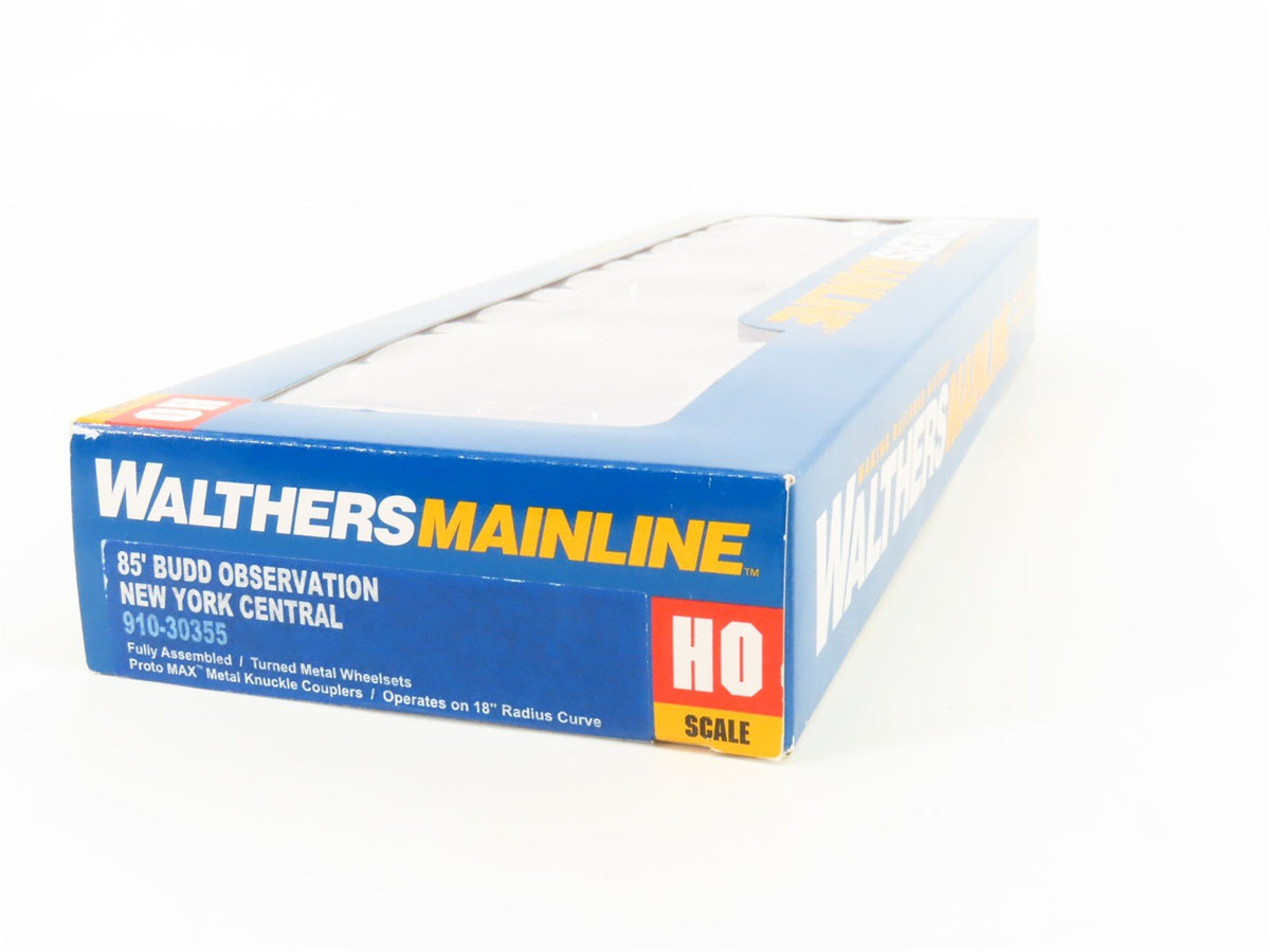 HO Scale Walthers Mainline 910-30355 NYC 85&#39; Budd Observation Passenger Car