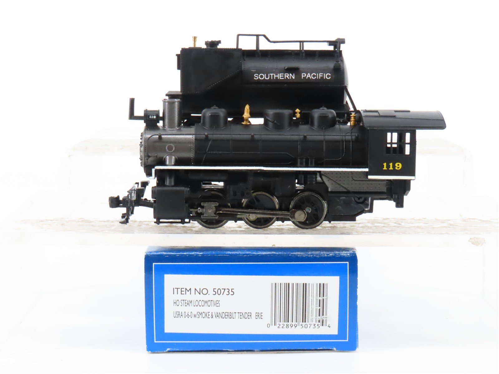 HO Scale Bachmann 50735 SP Southern Pacific USRA 0-6-0 Steam #119 - Custom
